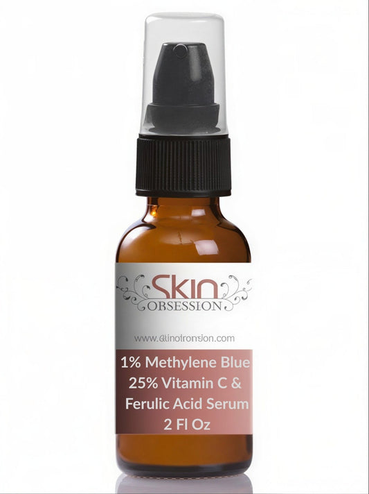 1% Methylene Blue 25% Vitamin C & Ferulic Serum - Skin Obsession