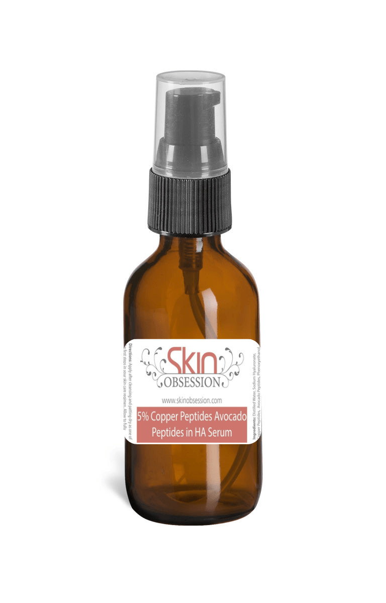 5% Copper Peptide Avocado Peptide Hyaluronic Acid Treatment Serum - Skin Obsession