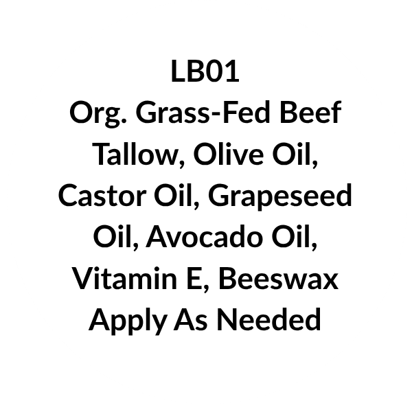 Grass Fed Tallow with Castor Oil Olive Oil and Avocado Oil Lip Balm - Skin Obsession